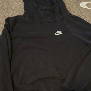 Nike Men's Black Hoodie Sweater